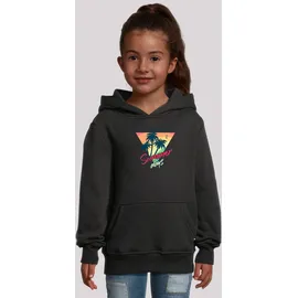F4NT4STIC California Palmen Retro Hoodie schwarz 122/128