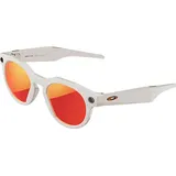 OAKLEY Meta HSTN - mit AI, Audio-, Foto- und Videokompatibilität Warm Grey, PrizmTM Ruby AI Glasses