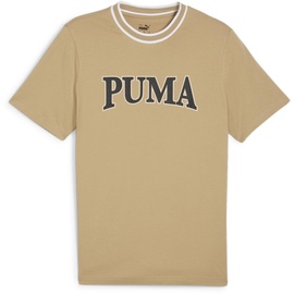 Puma Squad Big Graphic Tee T-Shirt, Prairie Tan S