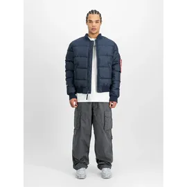 Alpha Industries Ma-1 Logo Steppjacke Ultra Navy L