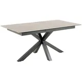 VCM Esstisch mit Auszug Heaven 168/210 x 90 cm Keramik Grau 168