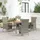 vidaXL Garten-Essgruppe 5-tlg. Grau