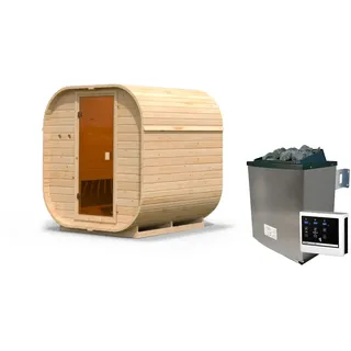 Karibu Quadro 1 inkl. 9 kW Ofen + int. Steuerung