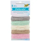 Folia Geschenkband Jute Mehrfarbig 20 m