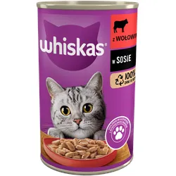 Whiskas Adult mit Rindfleisch in Katzensauce 4x400g