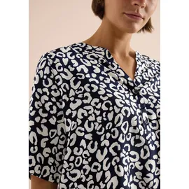 Cecil Druckbluse Blau XL