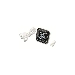 Lifenaxx Technaxx Ariacon Qualitäts-Monitor LCD-Display und akustischer Alarm, weiß