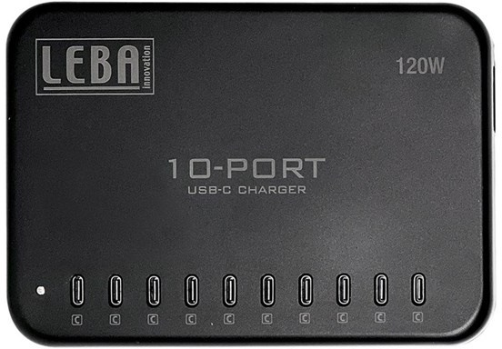 LEBA NoteCharge power adapter - 12 watts per port - 24 pin USB-C - 120 Watt
