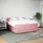 vidaXL Boxspringbett mit Matratze Rosa 180x200 cm Samt