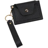 STERCULIA Pillendose zur Geburt, aus PU-Leder, abnehmbares Armband, Schwarz