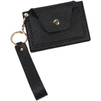 STERCULIA Pillendose zur Geburt, aus PU-Leder, abnehmbares Armband, Schwarz