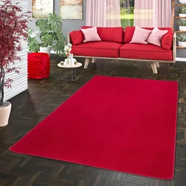 Snapstyle Trend Velours Teppich Joy Rot, in 24 Größen