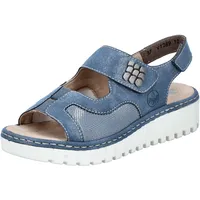 Rieker V1389-12 für Damen, blau, Gr. 36 EU