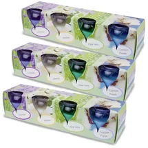 HS Candle Floral Selection Duftkerzen 12 St. bunt