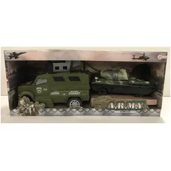 Army Vehicles - Militärfahrzeug mit Panzer - Spielset