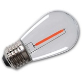 Kanlux S.A. Kanlux LED-Dekor-Tropfenlampe rot, ST45, LED, E27