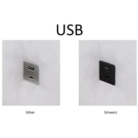 kaiser möbel Großes Ecksofa,Schlaffunktion MELODY IV MINI Tauro/Freya Graphit/Anthrazit Links