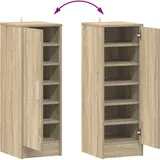 vidaXL Sonoma-Eiche 32 x 35 x 92 cm braun / braun