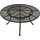 DEGAMO RIVO Steckmetall Gartentisch Ø 150 x 72 cm Eisengrau