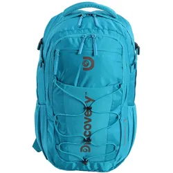 Sportrucksack DISCOVERY "Outdoor", Gr. B: 31cm, blau, Nylon, casual, Rucksäcke, aus Nylon-Material
