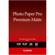 Canon PM-101 Pro Premium matt Papier A4 20 Blatt