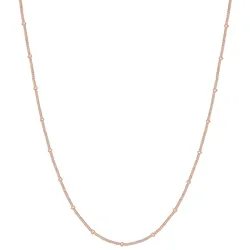 Elli Basic Panzerkette Kugeln Trend Fein 925 Silber Ketten   Damen 