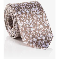 Krawatte MONTI, Damen, grün floral, Seide, geblümt, casual,klassisch, Krawatten, aus reiner Seide, mit Blumenmuster, 6,5 cm breit