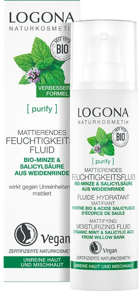 Logona Naturkosmetik Mattierendes Gesichtsfluid