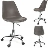 OEM Drehstuhl IGER Leder grau