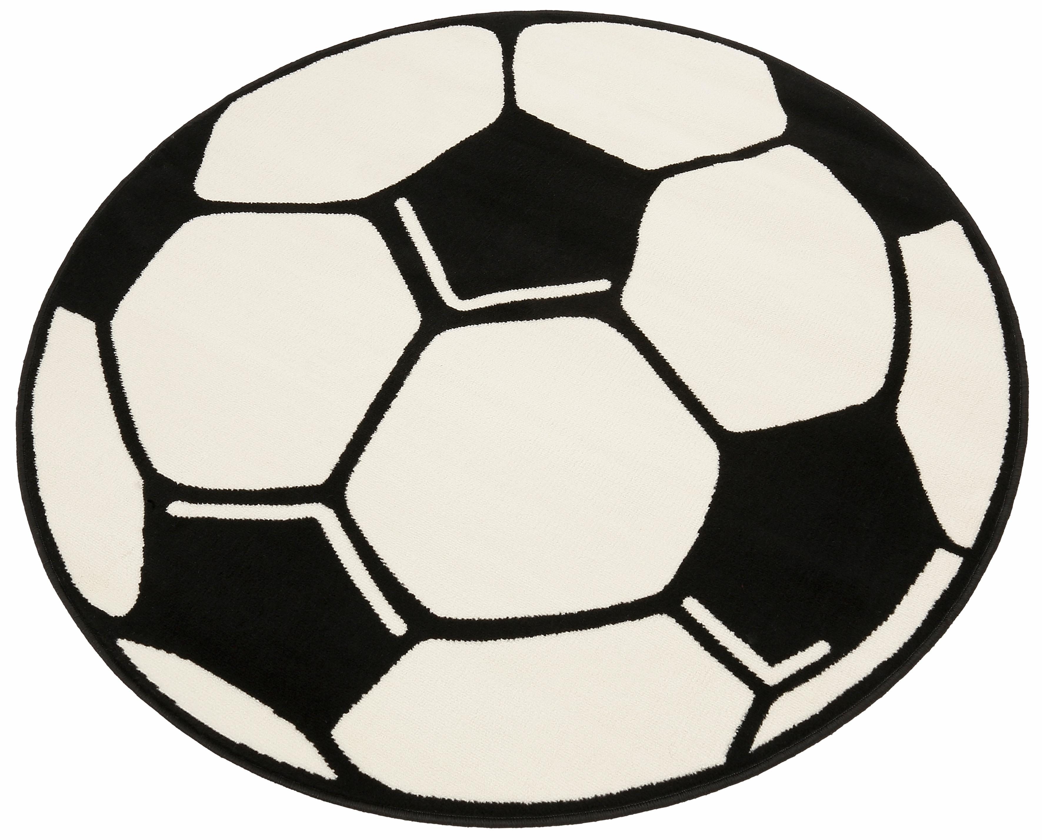 HANSE Home Kinderteppich »Fußball«, rund HANSE Home weiß Ø 200 cm