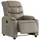 vidaXL Relaxsessel Elektrisch Kunstleder 93 x 99,5 x 0 cm Braun mit Liegeposition
