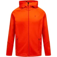 Peak Performance Rider Essentials Zip Hood Herren Sweater-Rot-L