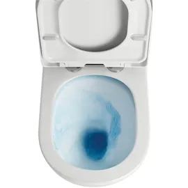 Primaster Kea Wand-WC mit WC-Sitz Weiß