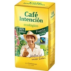 Café Intención ecológico Fuerte Bio-Kaffee, gemahlen, Arabicabohnen kräftig, 0,5 kg