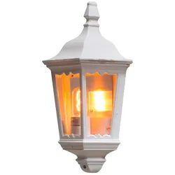 Konstsmide Wandleuchte Halbschale Firenze matt weiß 7229-250