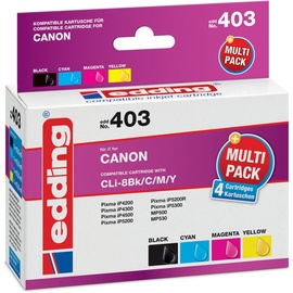 edding kompatibel zu Canon CLI-8 je CMYK