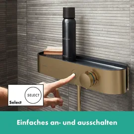 Hansgrohe ShowerTablet Select AP, 1 Verbraucher, brushed bronze