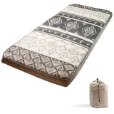 Human Comfort Luft Bett Chatou Print Isomatte Kasten Matratze Gäste Baumwolle Grau