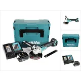 Makita Makita, DGA 504 RM1J Akku Winkelschleifer 18V 125mm Brushless + 1x Akku 4,0Ah + Ladegerät + Makpac (125 mm)