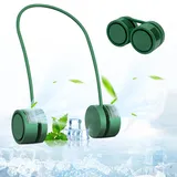 Für Tragbaren Nackenventilator, Freihändiger, Flügelloser, Per Usb Wiederaufladbarer Persönlicher Ventilator, 3 Einstellbare Geschwindigkeiten, Starker Wind, Geeignet Für Männer Und Frauen, Für Den Au