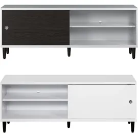 trendteam Evolution Lowboard 150 x 56 x 40 cm Weiß MDF/Spanplatte