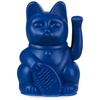 Lucky Cat Mini | Dark Blue | Japanische Glücksbringer Winkekatze in dunkeblau 9,8 cm