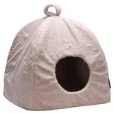 Beeztees Katzenhaus Moza aus Plüsch rosa, UVP 39,99 EUR, NEU