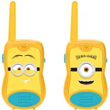 Lexibook Funkgerät, Walkie-Talkies Despicable Me/Ich Einfach unverbesserlich, Walkie Talkie Minions Talkie-Walkies 200m, Kommunikationsspiel für Kinder, 2 Kommunikationskanäle, Gürtelclip, Gelb, TW12DES