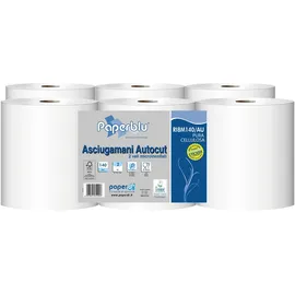 Paperdi Paperblue Autocut Handtuchrollen 2-lagig 6 Rollen