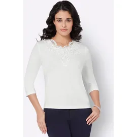CREATION L Lyocell-Shirt in ecru | Gr.: 46