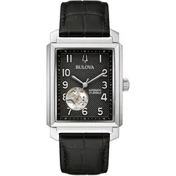 Bulova 96A269 Herrenarmbanduhr Automatik Sutton Schwarz