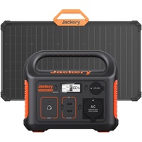 Jackery Solargenerator 240 80W, 240Wh Tragbare Powerstation mit 80W Solarpanel