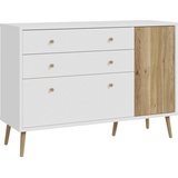 Forte Sideboard »Harllson EasyKlix by Forte«, weiß