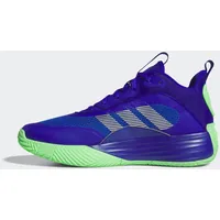 Adidas Herren OWNTHEGAME 3.0 Shoes Basketball-Schuhe, Lucid Blue/Silver met./Lime Burst, 47 1/3 EU